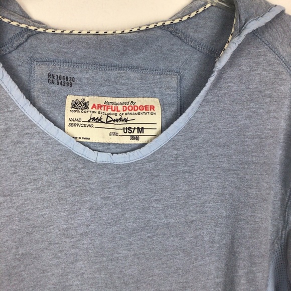 Artful Dodger hooded s/s top back graphic in Med - Picture 5 of 14